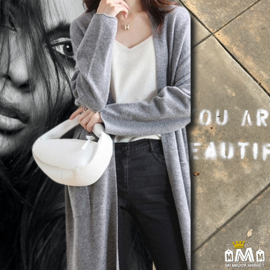 GILET LONG OUVERT - SI BELLE EN LAINE AUSTRALIENNE - 219.99 € | My Major Market