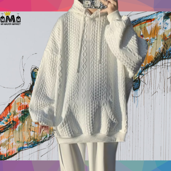 SWEAT À CAPUCHE HOMME - MAILLE TORSADÉE - 69.99 € |My Major Market