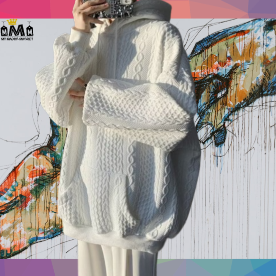 SWEAT À CAPUCHE HOMME - MAILLE TORSADÉE - 69.99 € |My Major Market