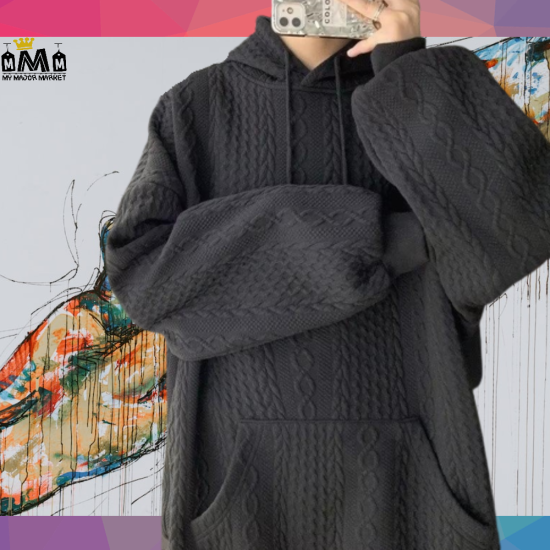 SWEAT À CAPUCHE HOMME - MAILLE TORSADÉE - 69.99 € |My Major Market