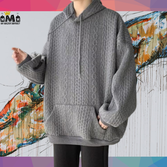SWEAT À CAPUCHE HOMME - MAILLE TORSADÉE - 69.99 € |My Major Market