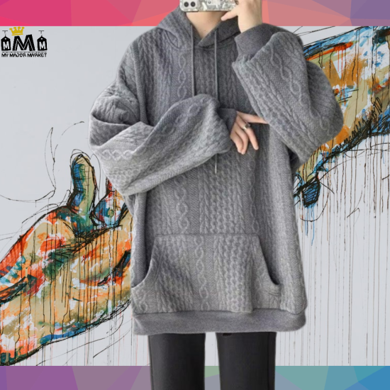 SWEAT À CAPUCHE HOMME - MAILLE TORSADÉE - 69.99 € |My Major Market