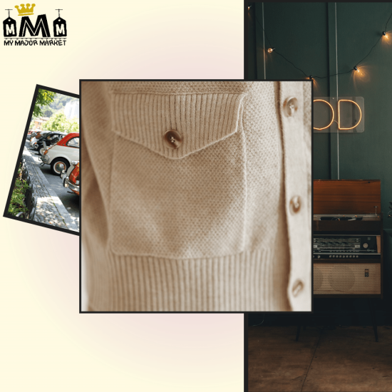 CARDIGAN RÉTRO HOMME - SOPHISTIQUÉ EN TOUT POINT - 179.99 € | My Major Market