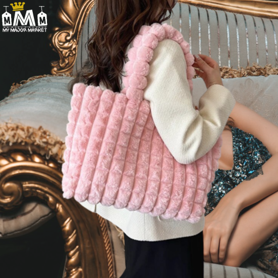 SAC FAUSSE FOURRURE - ICOSAÈDRE EN 3 D - 79.99 € - 89.99 € |My Major Market