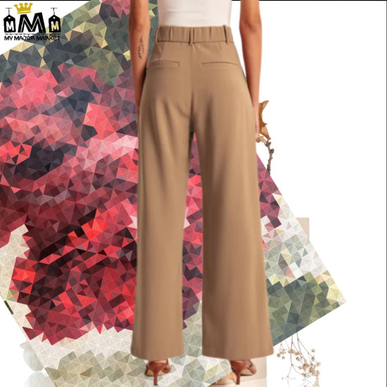 PANTALON TAILLE HAUTE FEMME - SUBLIME EN PINCE & FLARE - 67.99 € | My Major Market