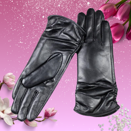 GANTS EN CUIR FEMME - DRAPÉES EN SPLENDEUR - 75.99 € | My Major Market