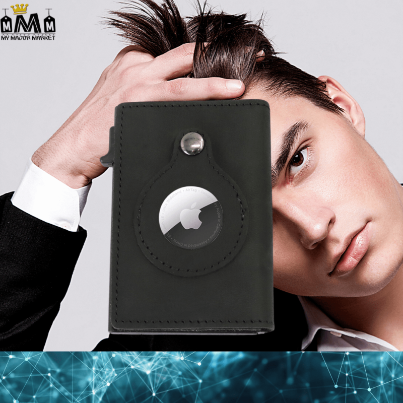 PORTE-CARTES AUTOMATIQUE - CUIR - ALLIAGE & APPLE AIRTAG - 69.99 € | My Major Market PORTE-CARTES AUTOMATIQUE - CUIR - ALLIAGE & APPLE AIRTAG - 69.99 € | My Major Market