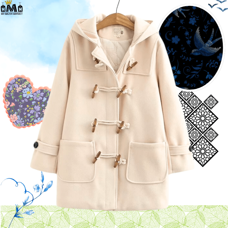 DUFFLE-COAT FEMME - CROCS DE MORSE EN PASTEL - 199.99 € |My Major Market DUFFLE-COAT FEMME - CROCS DE MORSE EN PASTEL - 199.99 € |My Major Market