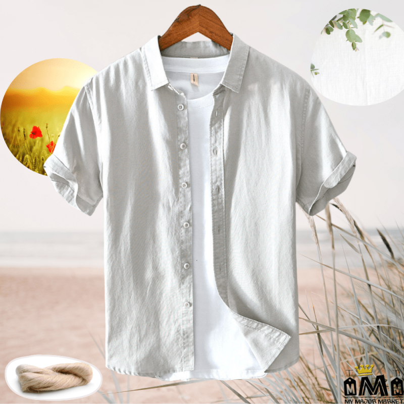 CHEMISE HOMME - PUR LIN & COTON - 69.99 € | My Major Market CHEMISE HOMME - PUR LIN & COTON - 69.99 € | My Major Market