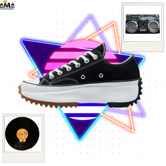 SNEAKERS PLATEFORME - CRANTÉE - STYLE CONVERSE - 229.99 € - My Major Market