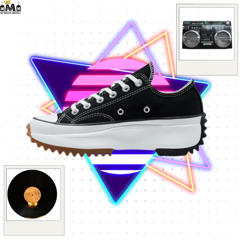SNEAKERS PLATEFORME - CRANTÉE - STYLE CONVERSE - 229.99 € - My Major Market SNEAKERS PLATEFORME - CRANTÉE - STYLE CONVERSE - 229.99 € - My Major Market