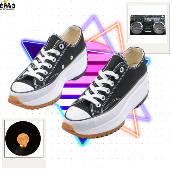 SNEAKERS PLATEFORME - CRANTÉE - STYLE CONVERSE - 229.99 € - My Major Market