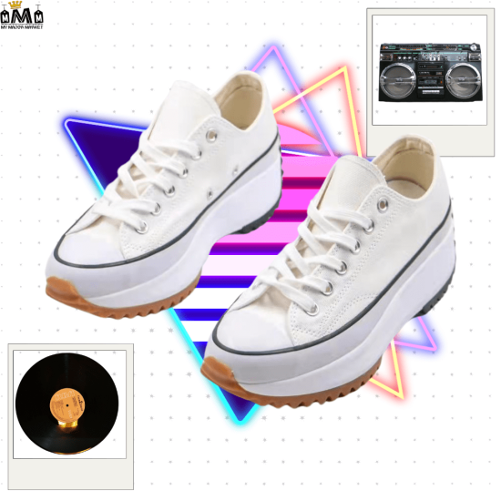 SNEAKERS PLATEFORME - CRANTÉE - STYLE CONVERSE - 229.99 € - My Major Market