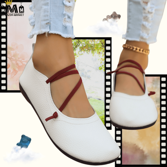 BALLERINES SOUPLES  FEMME - NEW AGE & ZIG ZAG