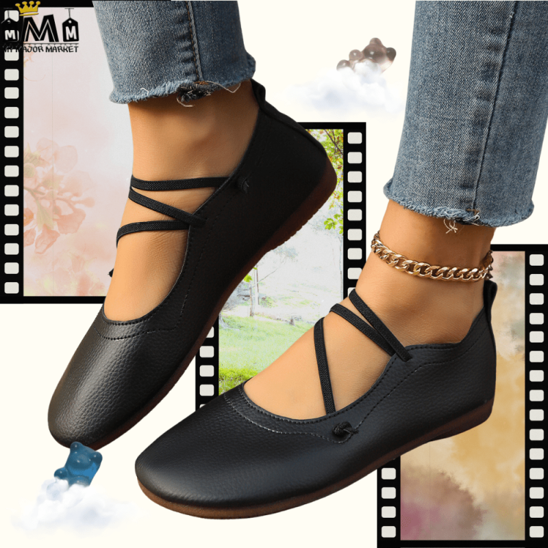 BALLERINES SOUPLES FEMME - NEW AGE & ZIG ZAG