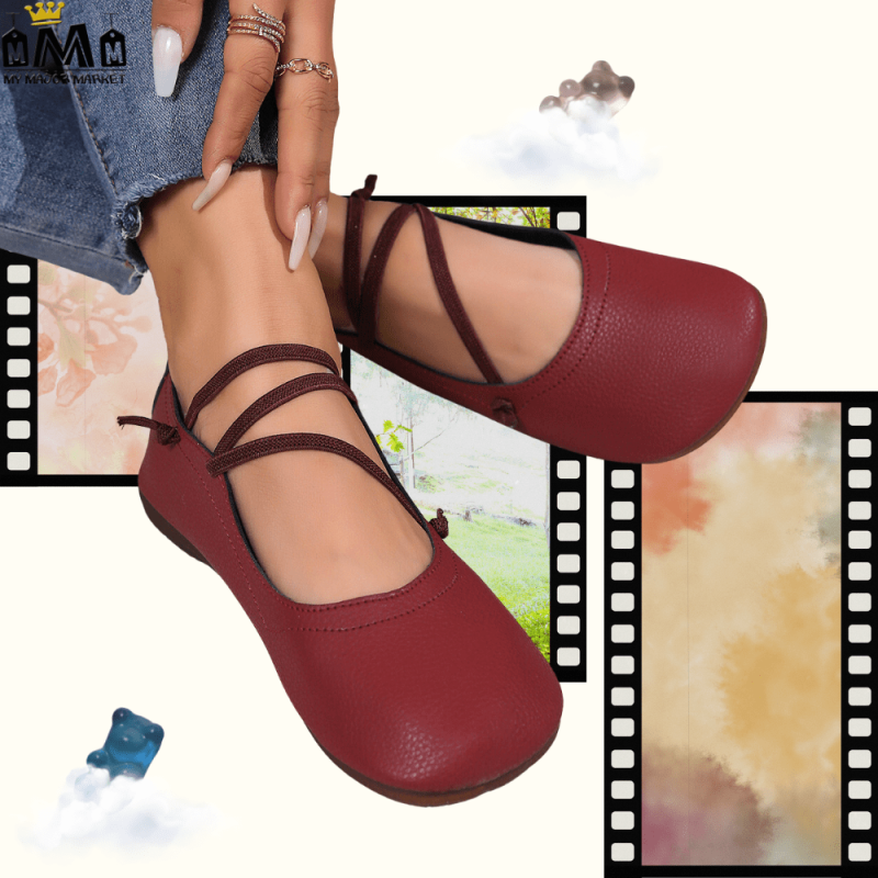 BALLERINES SOUPLES FEMME - NEW AGE & ZIG ZAG