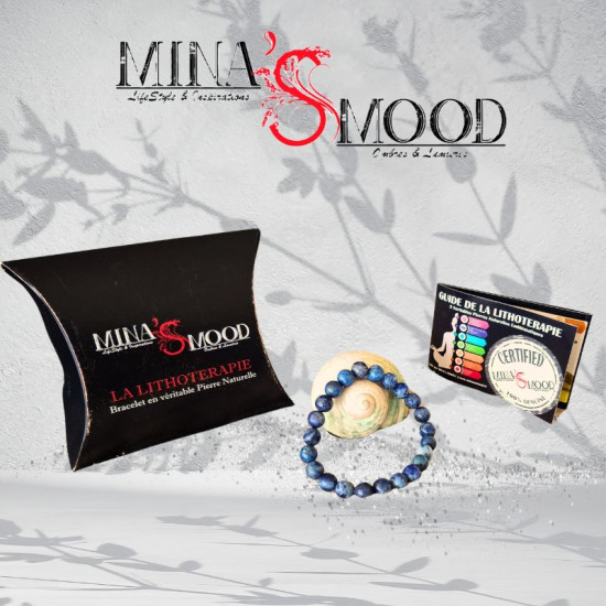 Bracelet en pierres naturelles – Lapis lazuli - Lithothérapie & Équilibre - 24.99 €