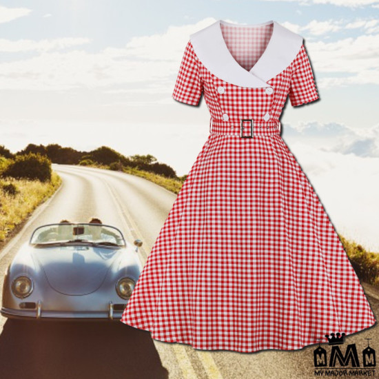 ROBE VINTAGE - MANCHES...
