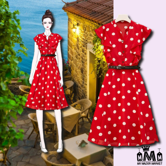 ROBE VINTAGE - PIN-UP À...