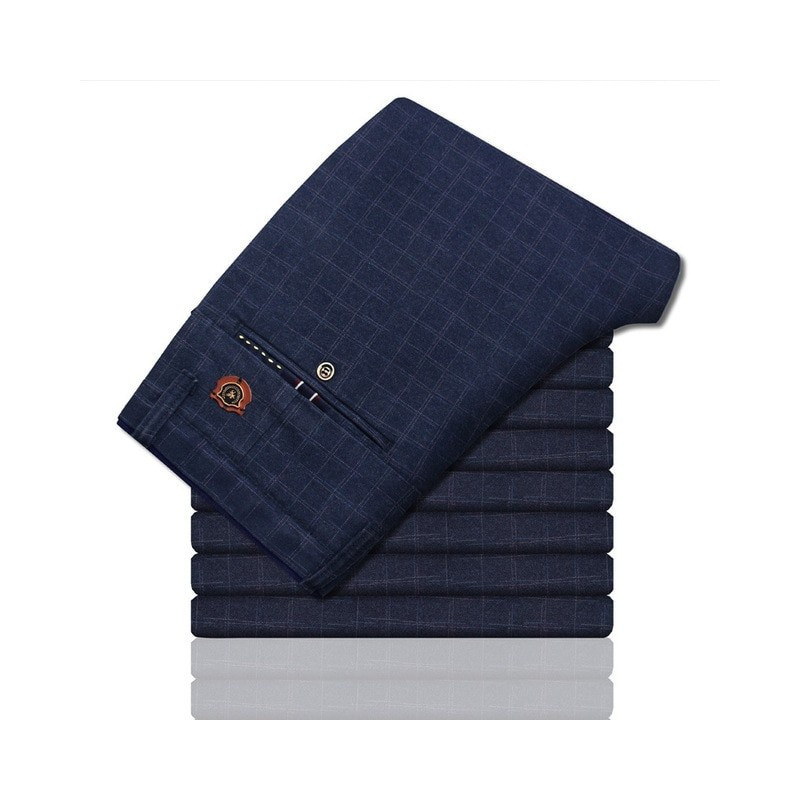 PANTALON VINTAGE POUR HOMME - MOTIF À CARREAUX