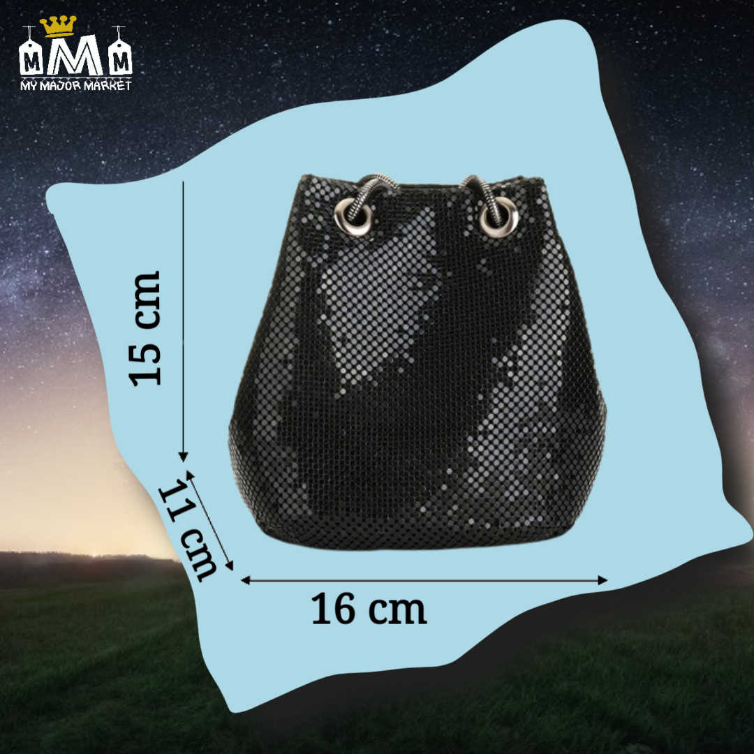 SAC SEAU - SEQUINS & CORDON - SAISON 2022 - 39.99 € |my major market